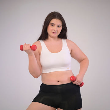 Eirica yoga sports bra - White
