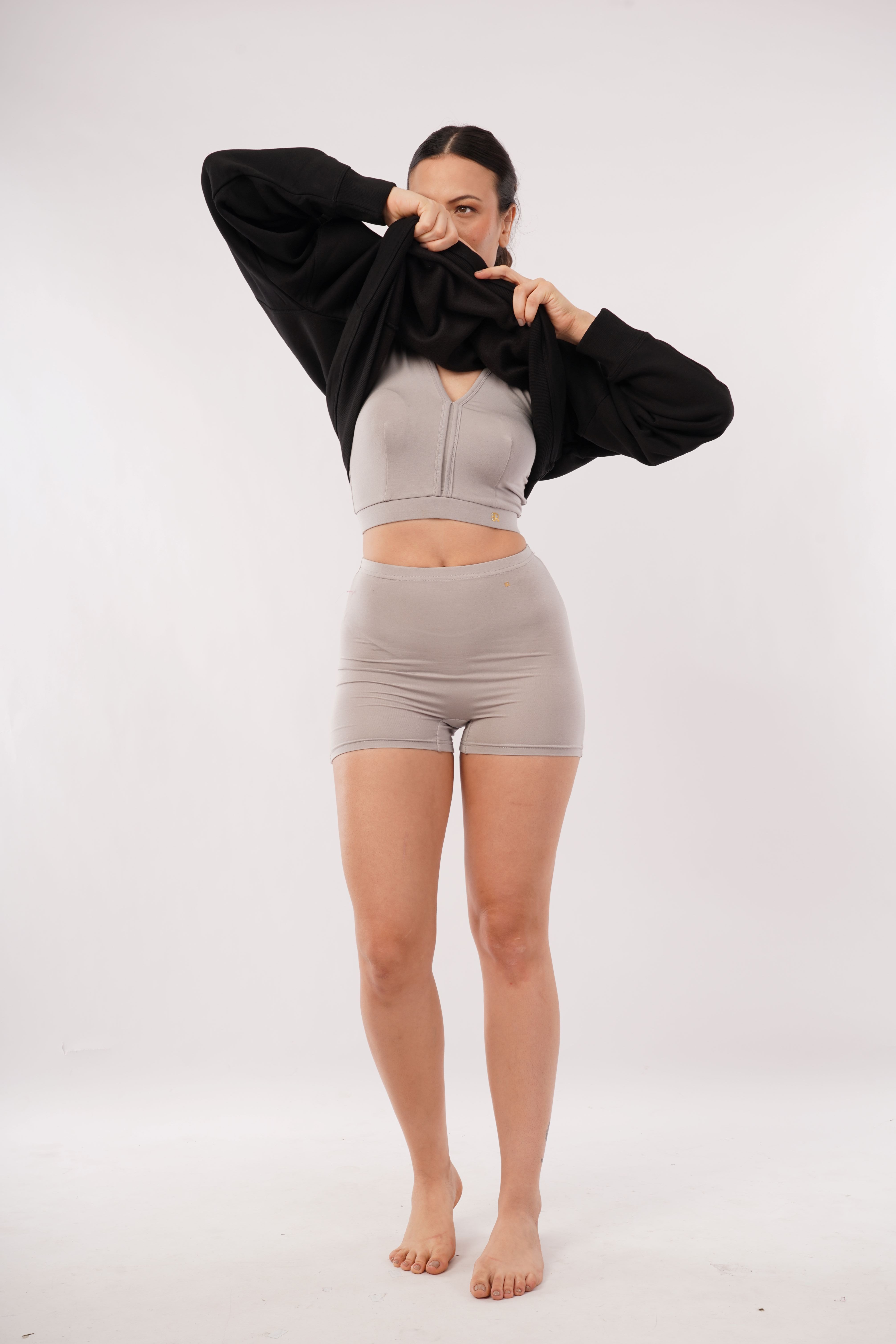 Linzing micro modal shorts - Grey