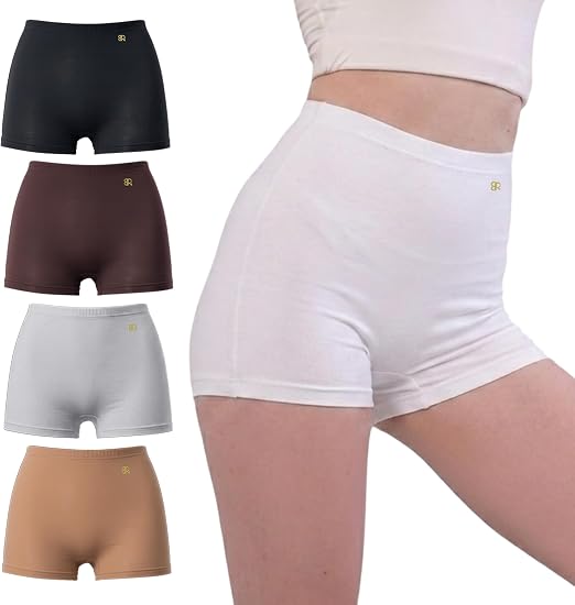 Women's Cycling Shorts Combo Pack | Anti-Chafing High Waisted Micro Modal Shorts