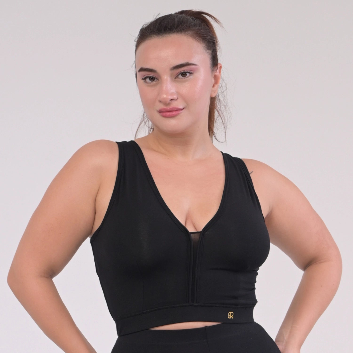 v neck bralette