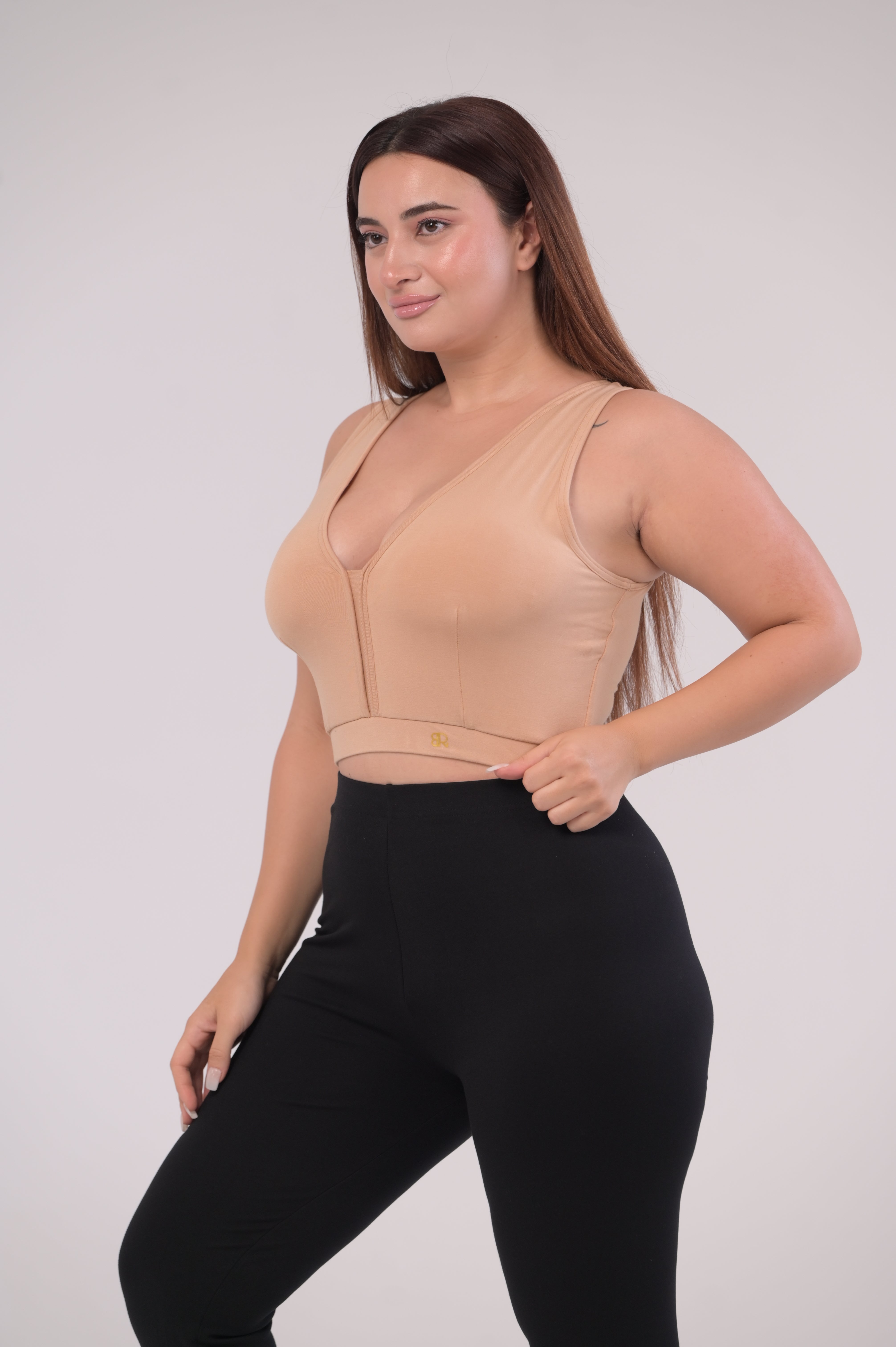 Eirica v neck bralette - Skin