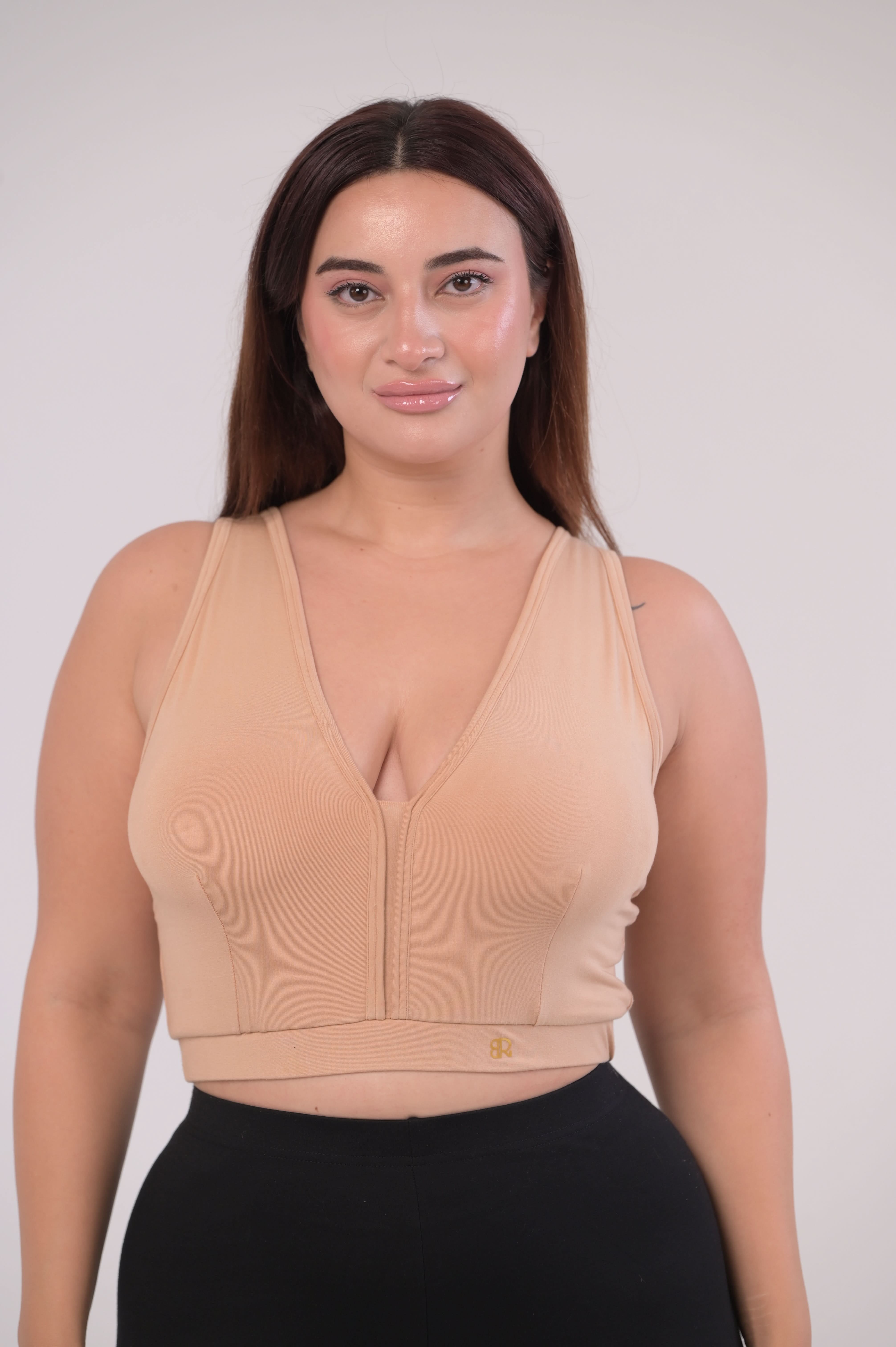 Eirica v neck bralette - Black