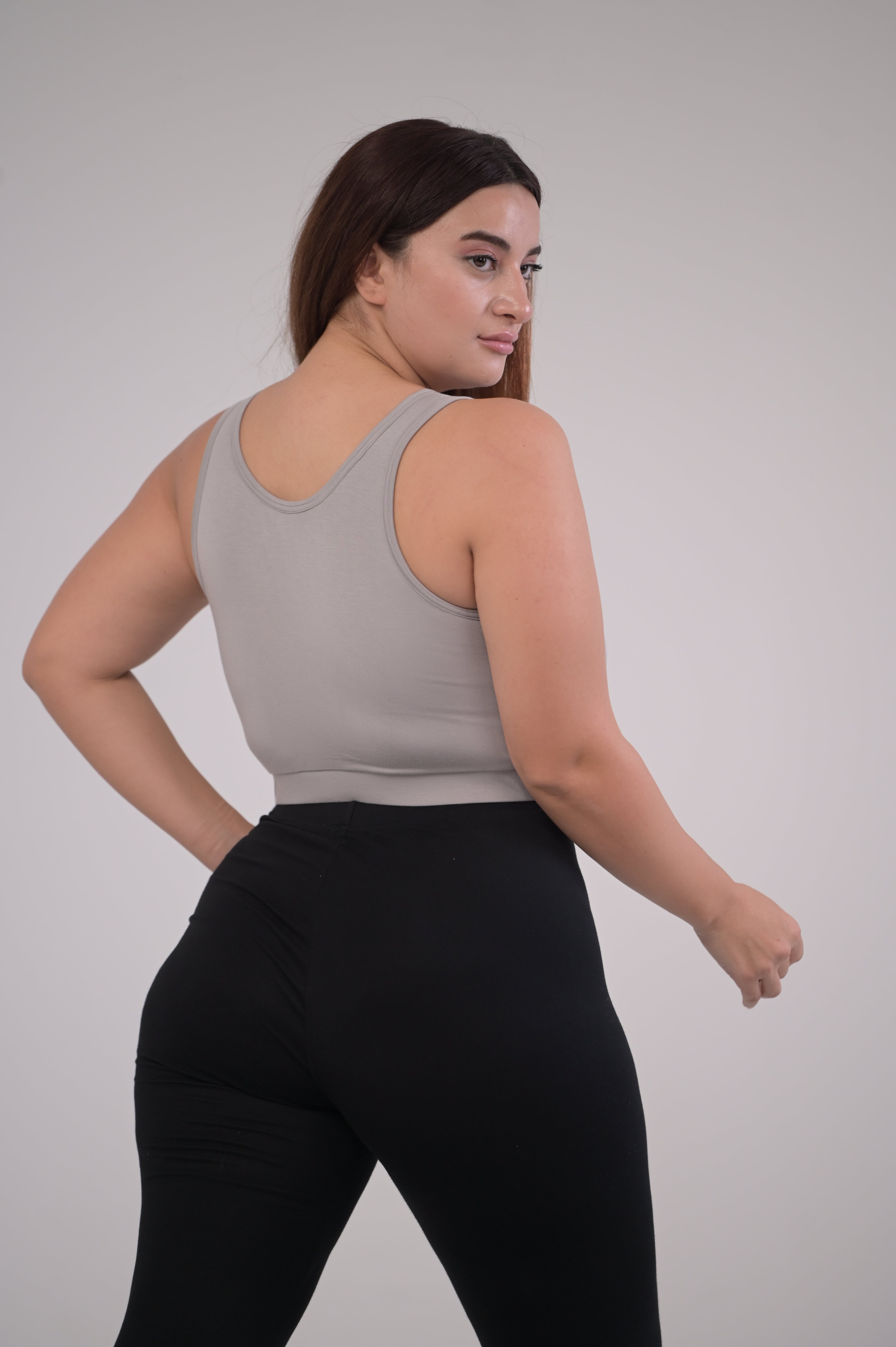 Eirica v neck bralette - Grey