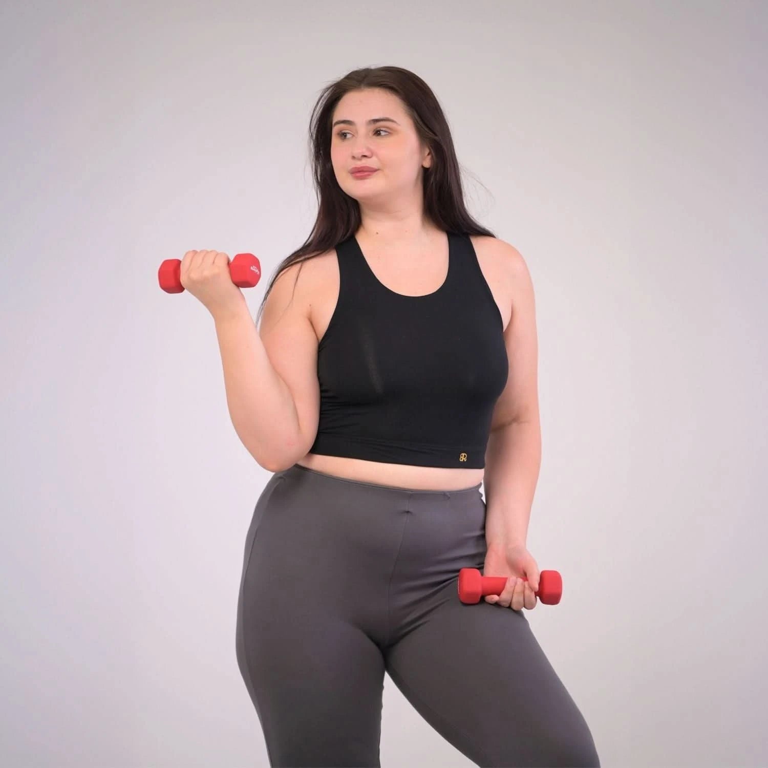 Eirica wireless racerback bralette - Black