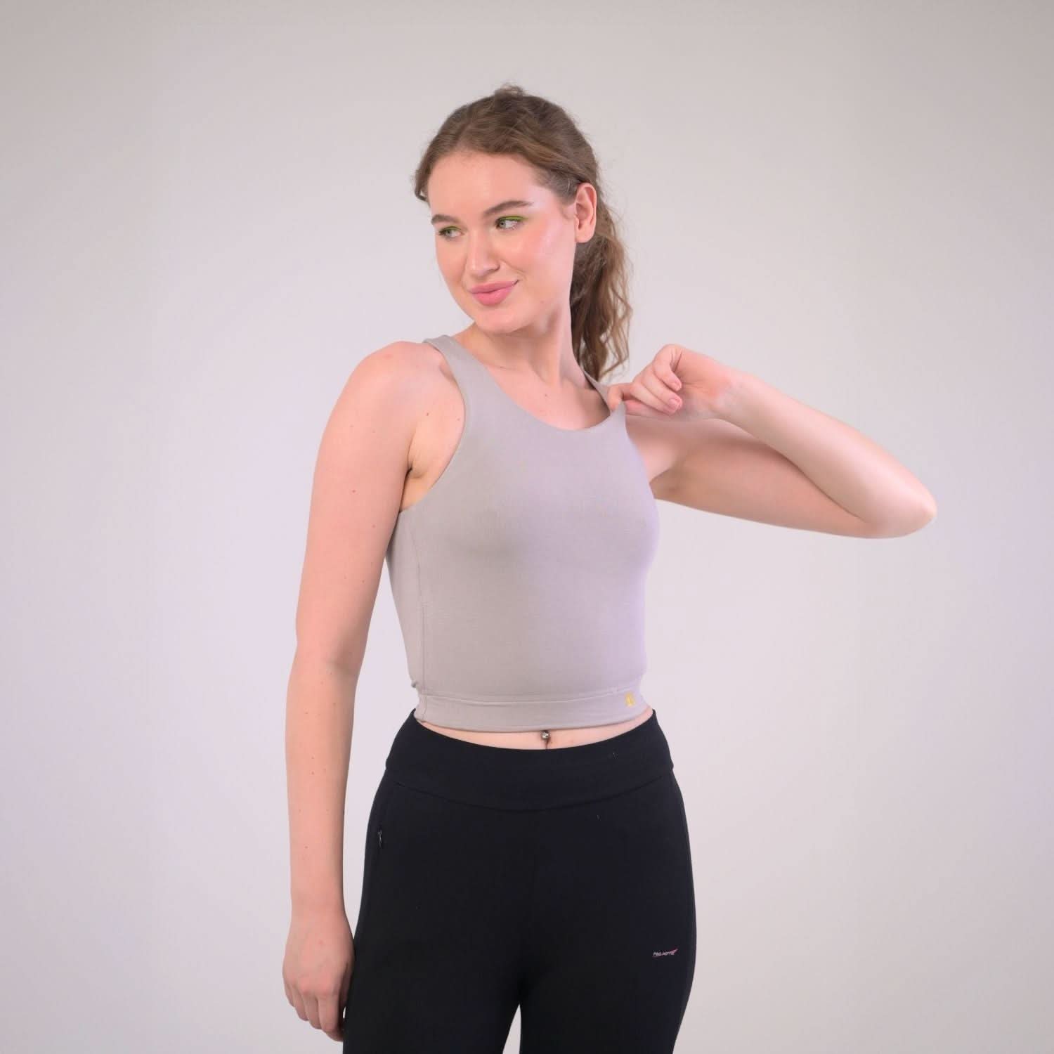 Eirica wireless racerback bralette - Black