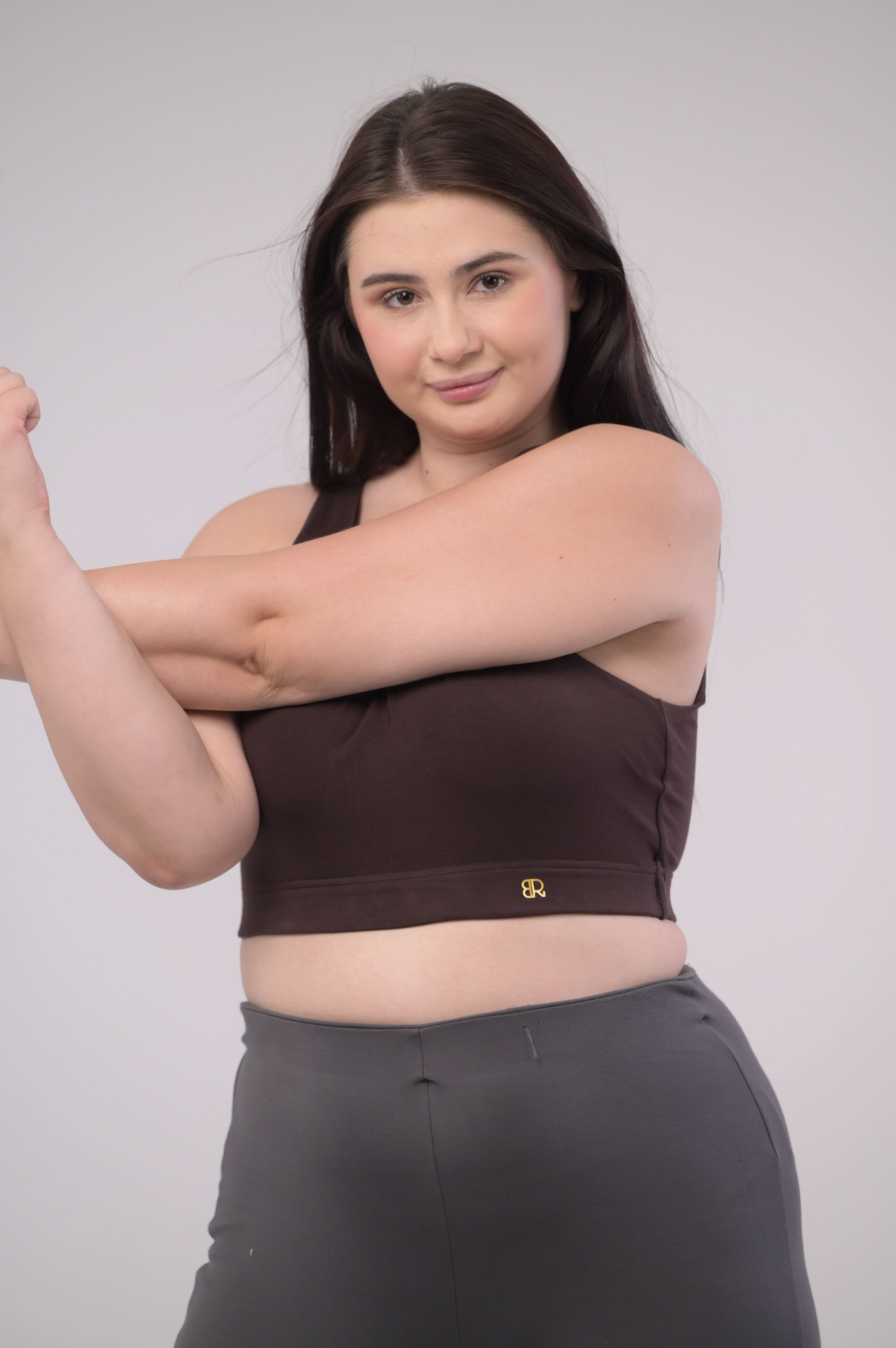 Eirica yoga sports bra - Brown