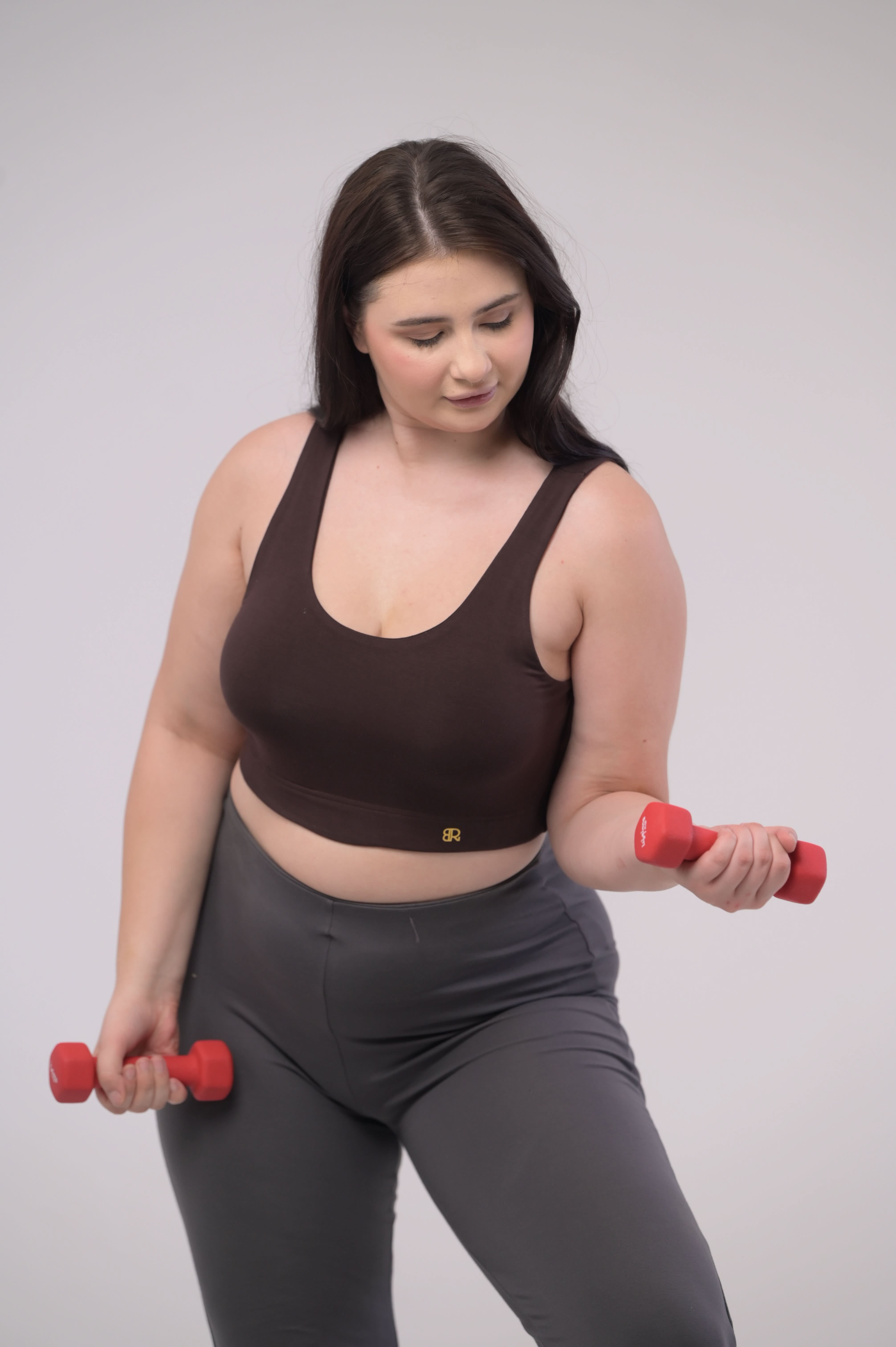 Eirica yoga sports bra - Brown