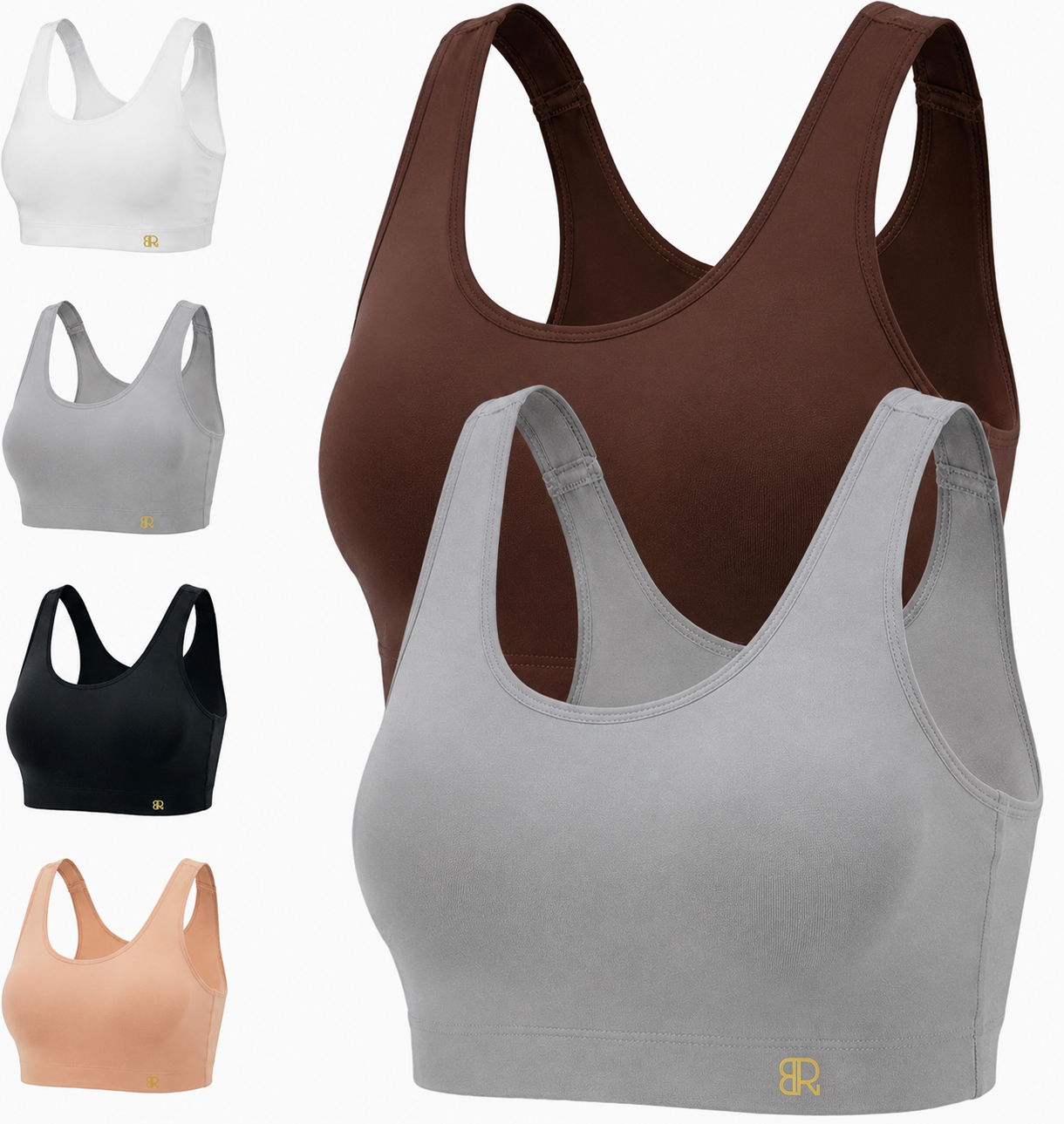 Women's Sports Bra Lenzing Micro Modal – Wire Free High Impact Yoga Bra