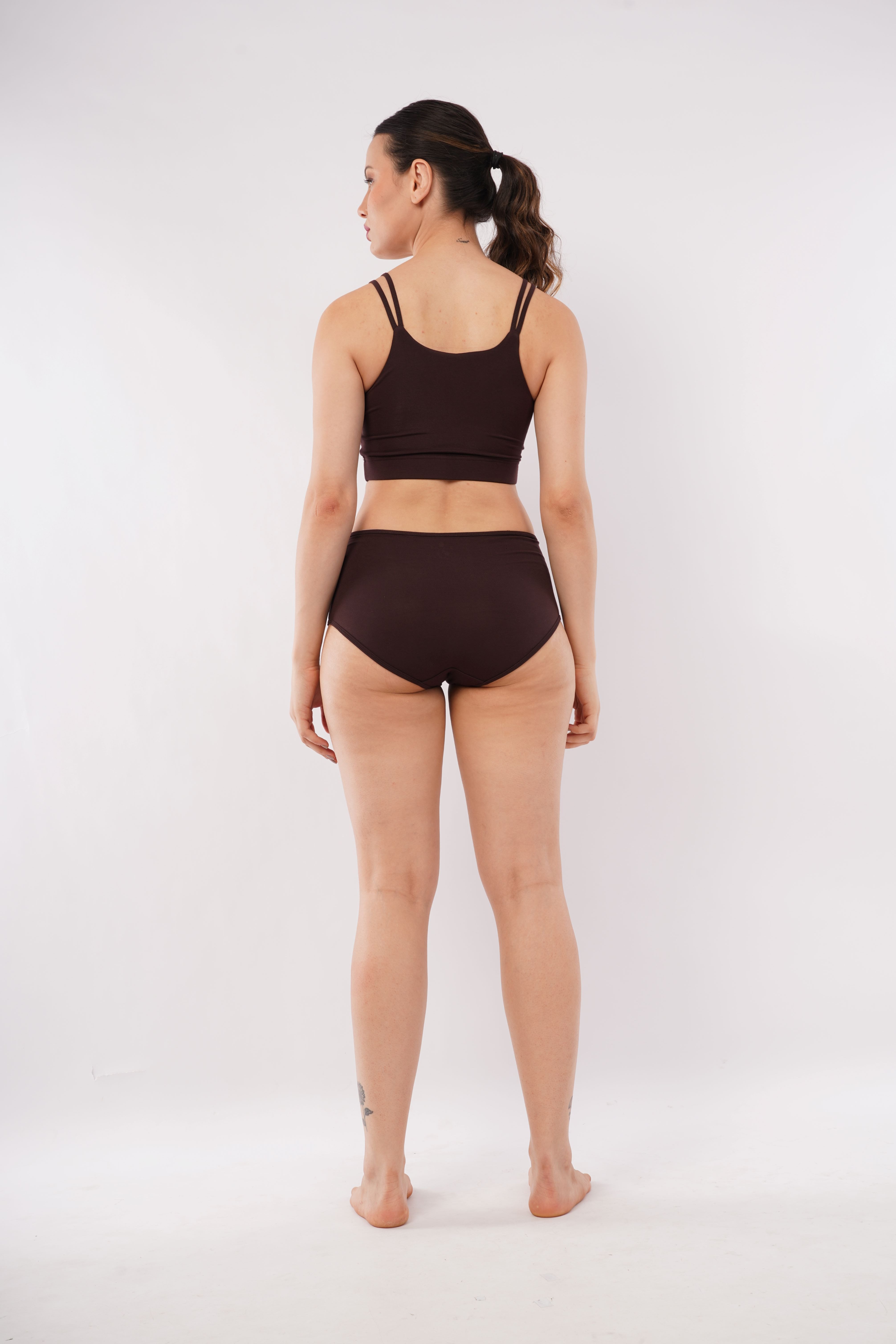 Lenzing Micro Modal Knickers - Brown
