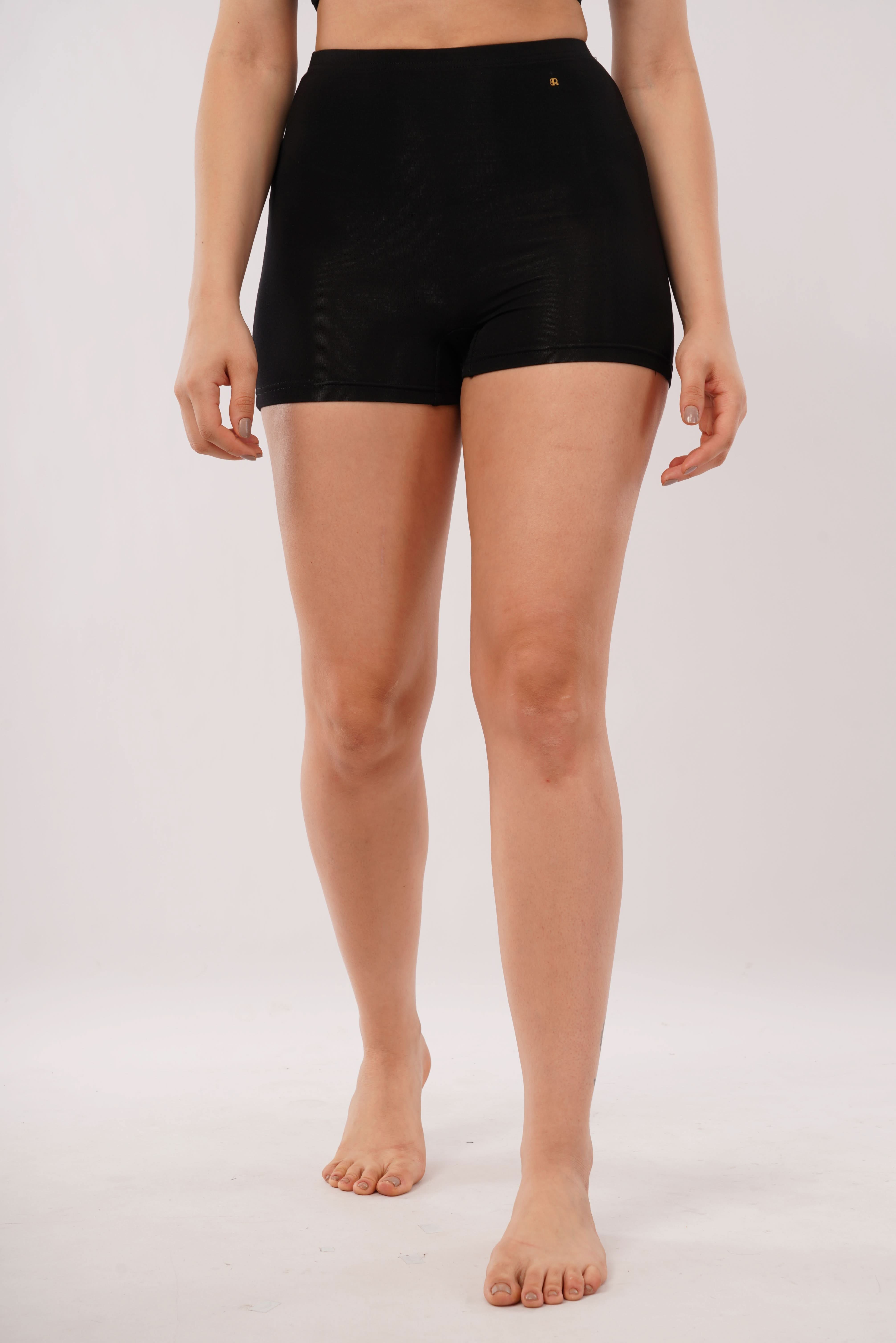 Lenzing micro modal shorts - Brown