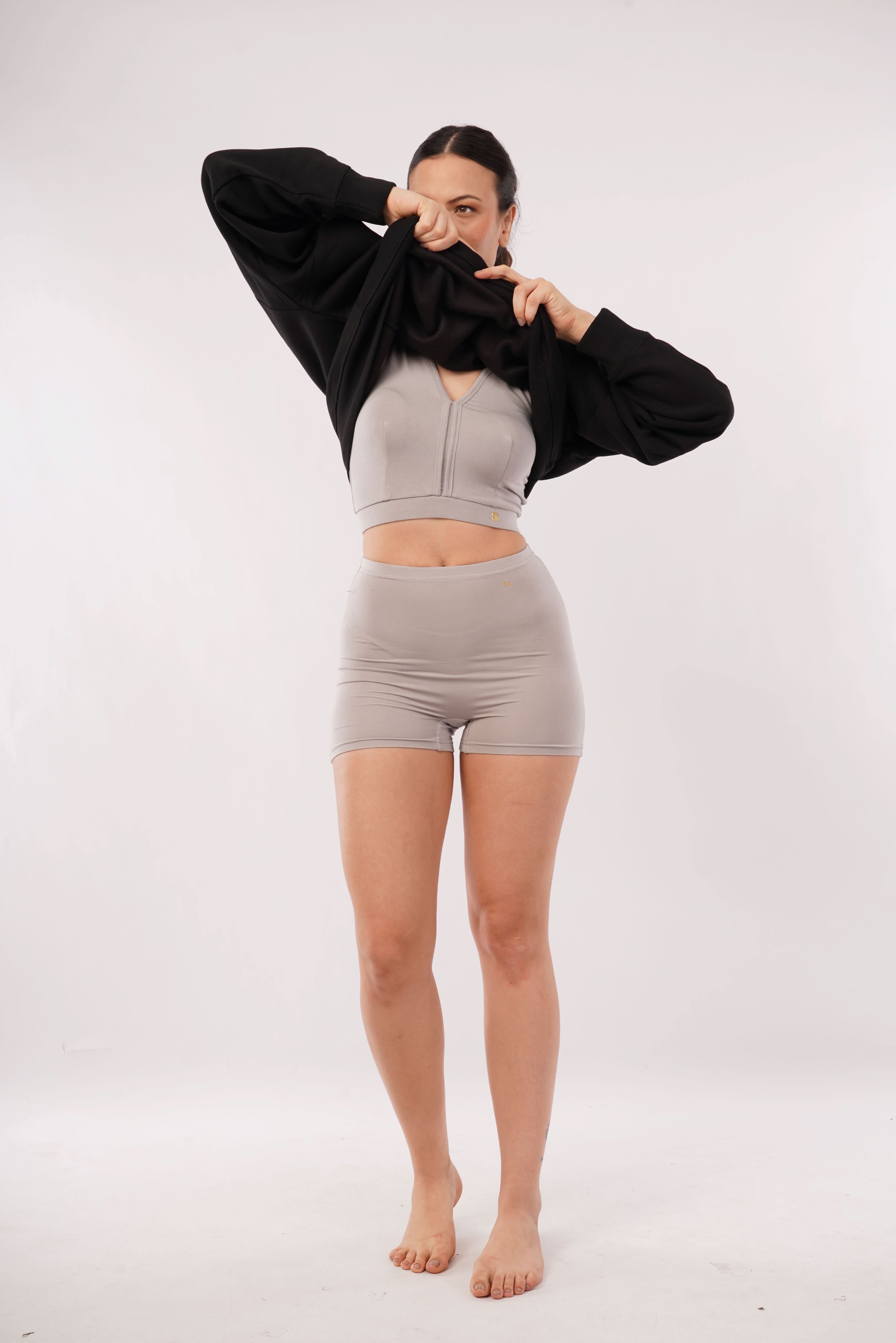 Lenzing micro modal shorts - Grey