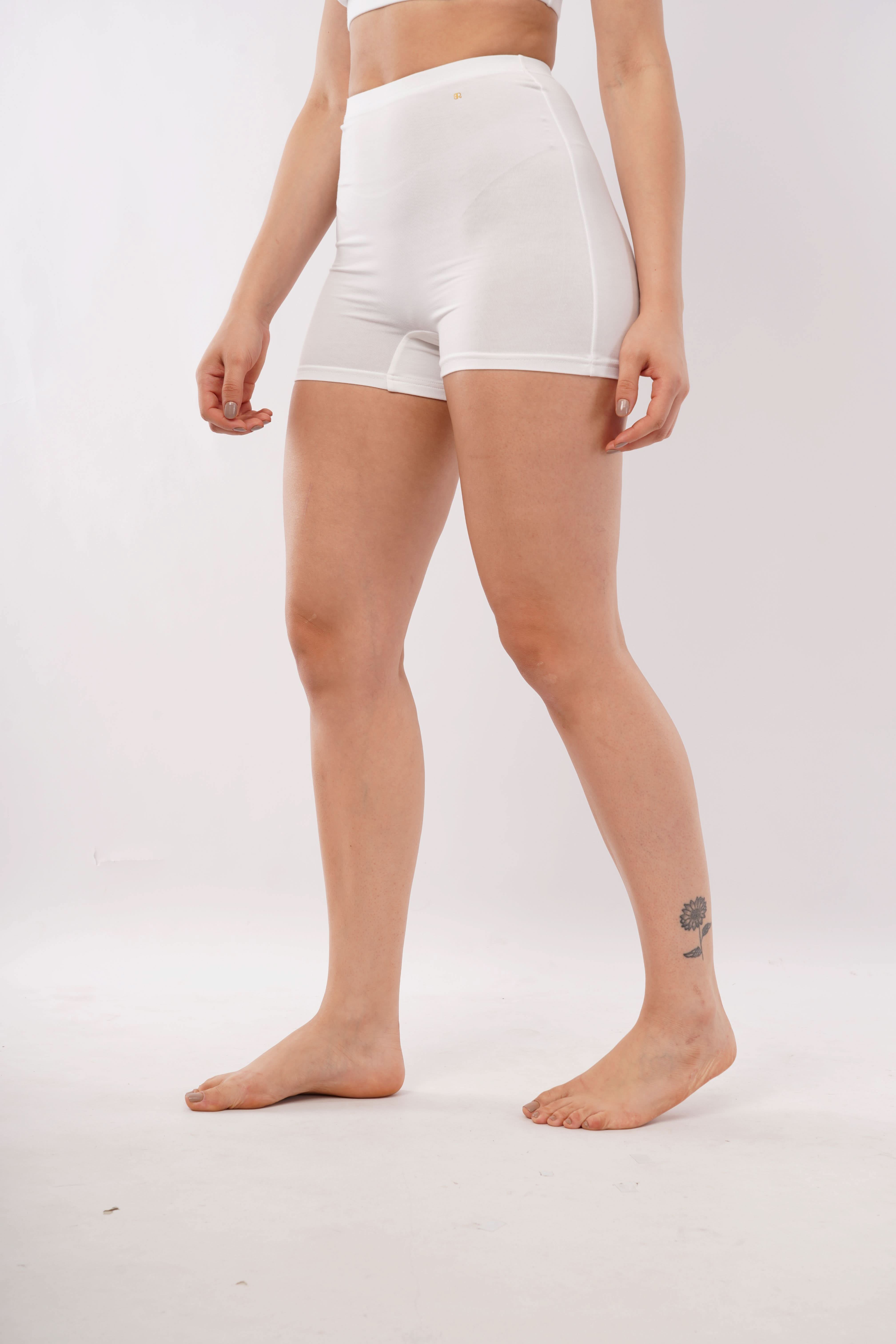 Lenzing micro modal shorts - White