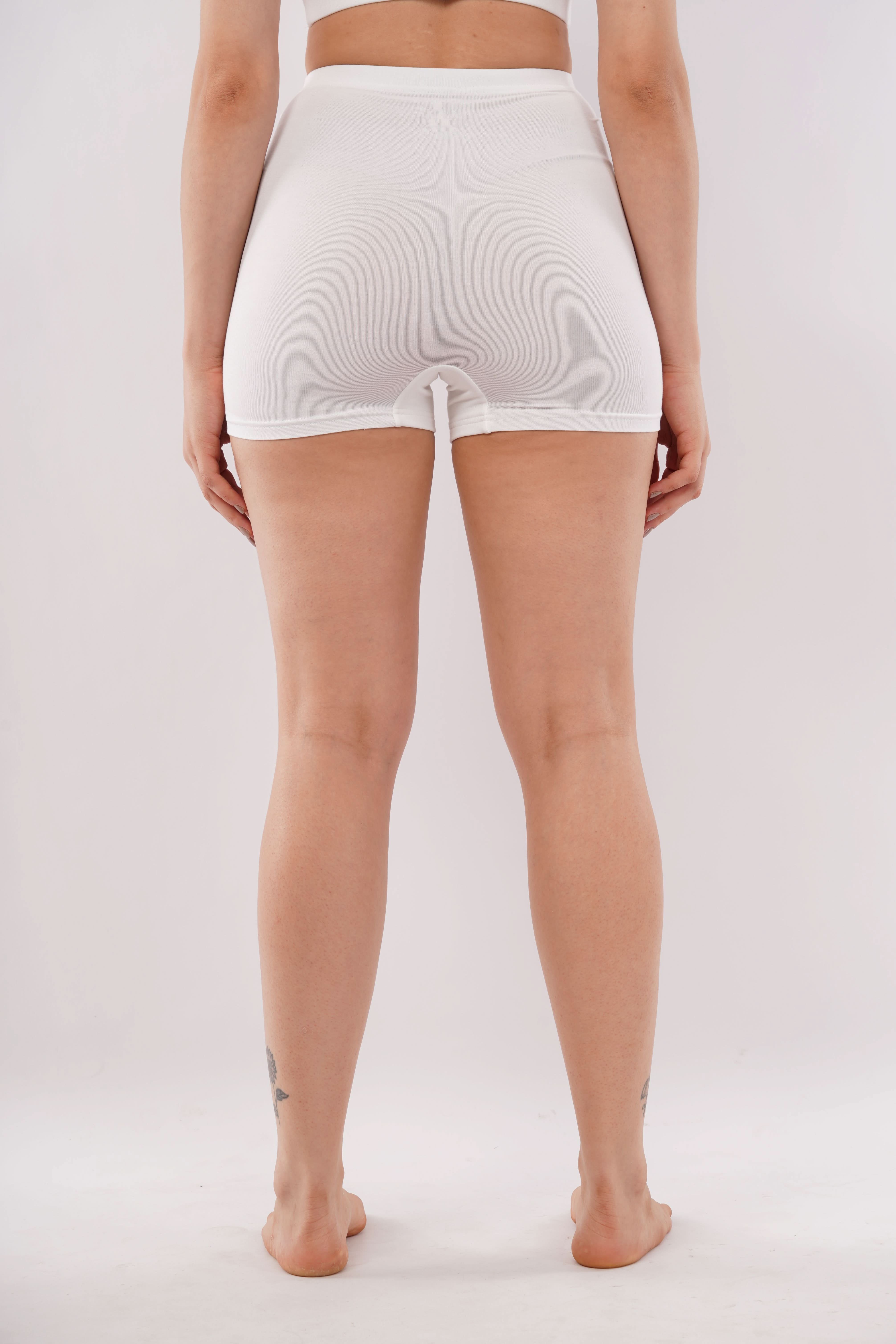 Lenzing micro modal shorts - White