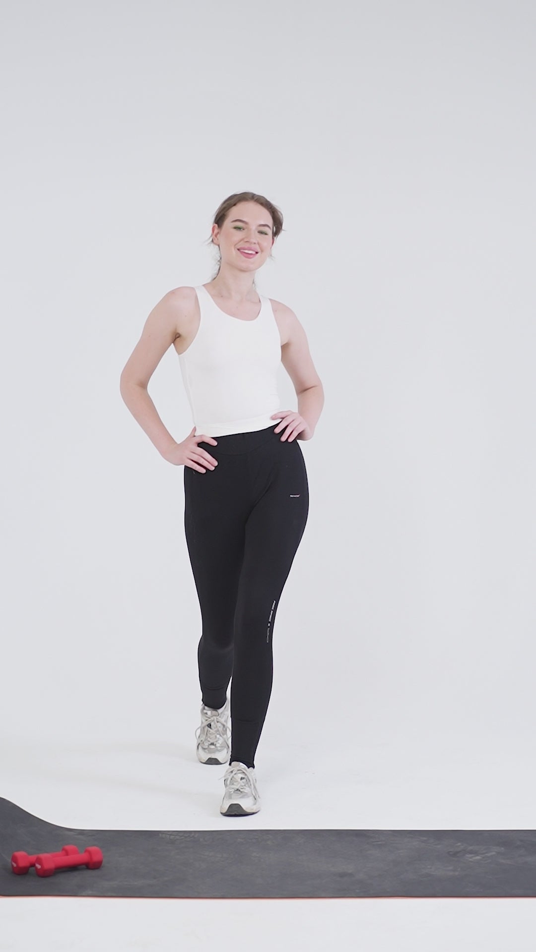 Eirica wireless racerback bralette - White