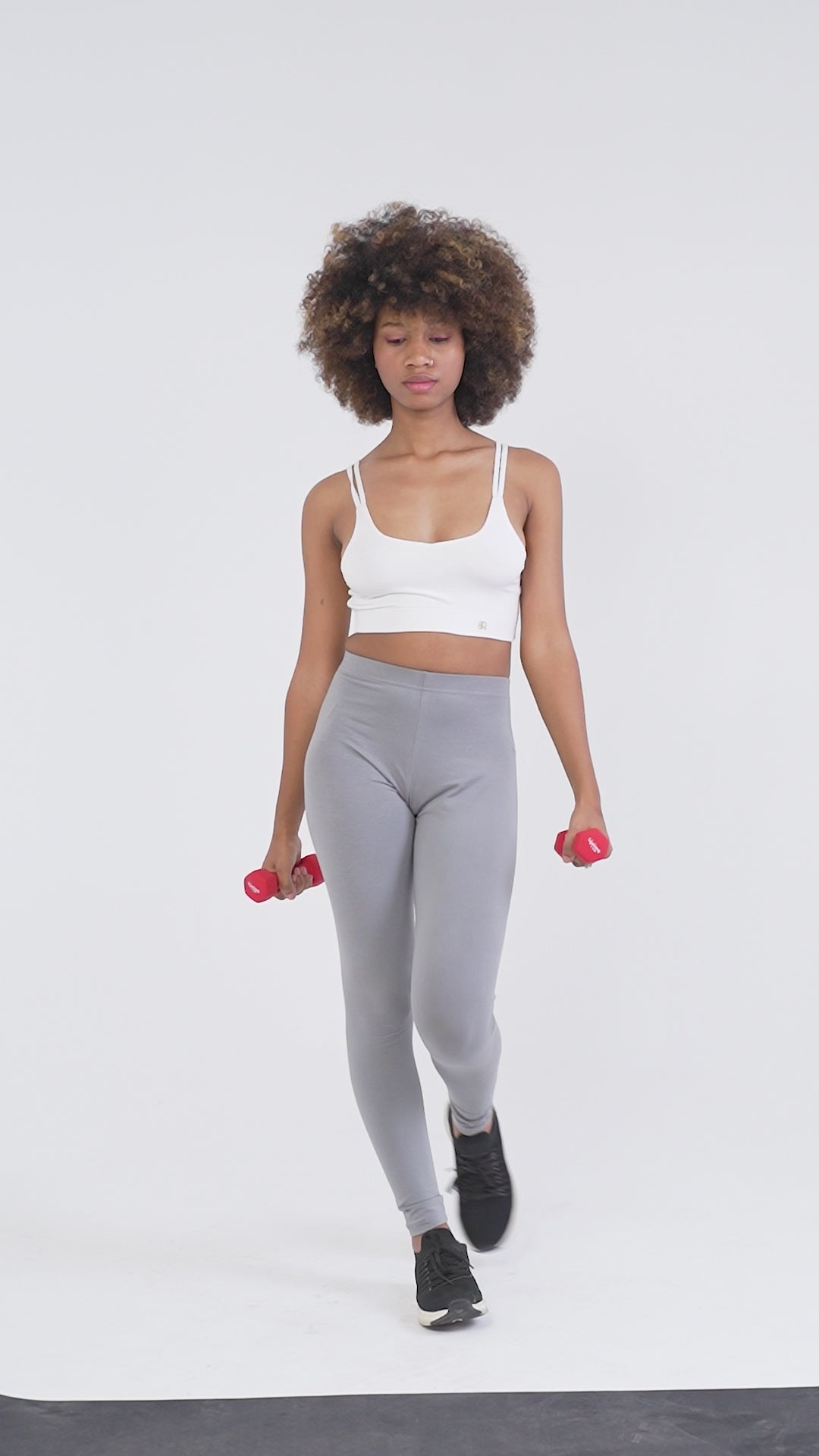 Eirica yoga light weight seamless bra - White