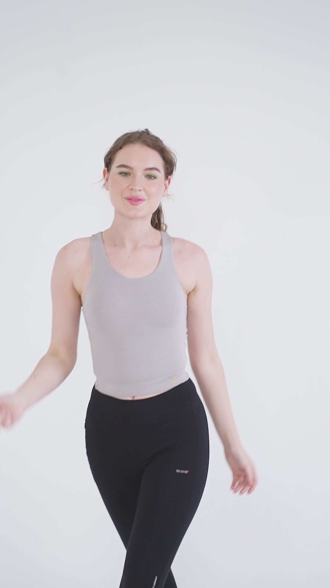 Eirica wireless racerback bralette - Grey