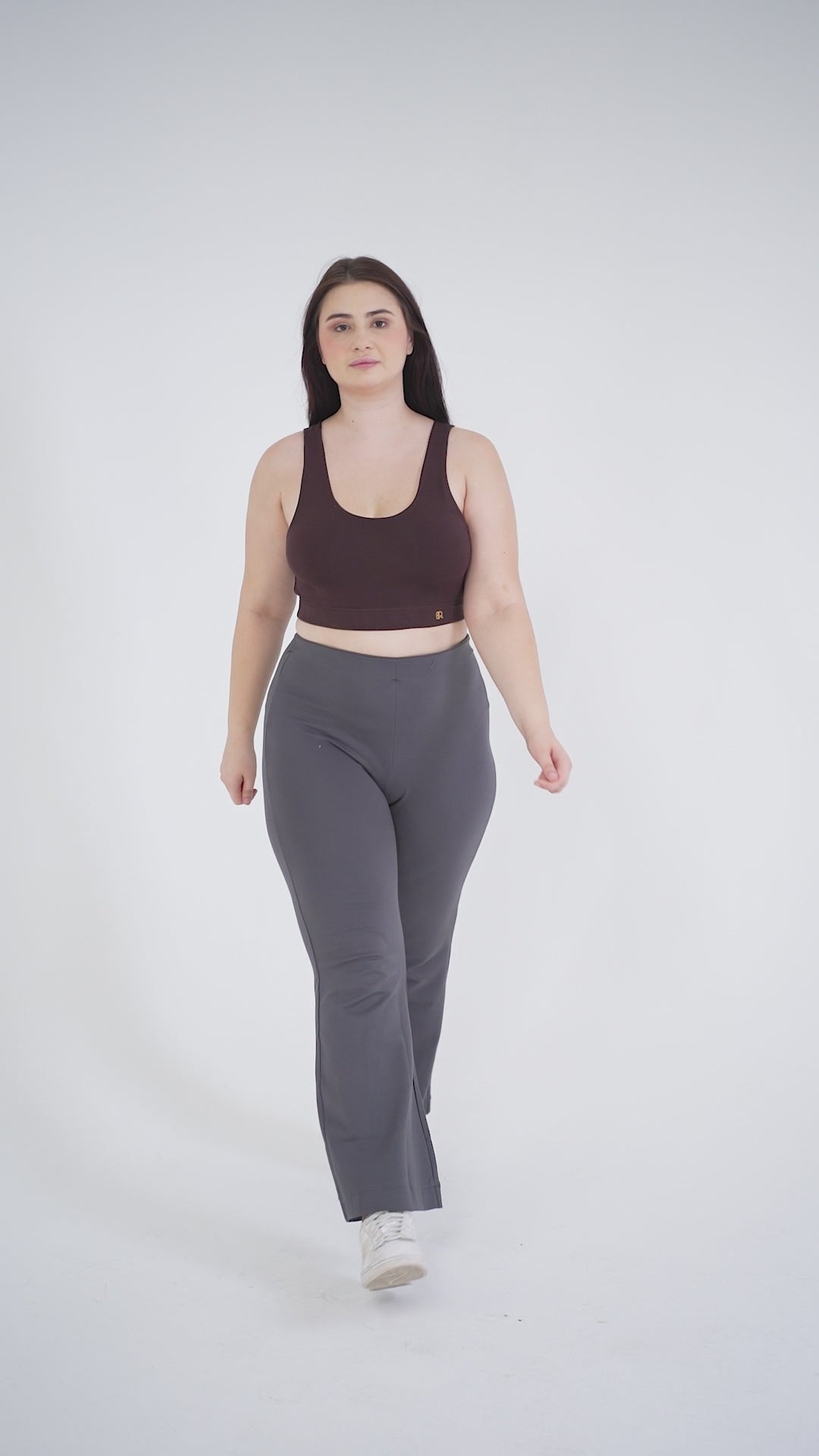 Eirica yoga sports bra - Brown