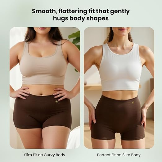 Women's Cycling Shorts Combo Pack | Anti-Chafing High Waisted Micro Modal Shorts