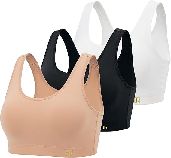 Women's Sports Bra Lenzing Micro Modal – Wire Free High Impact Yoga Bra