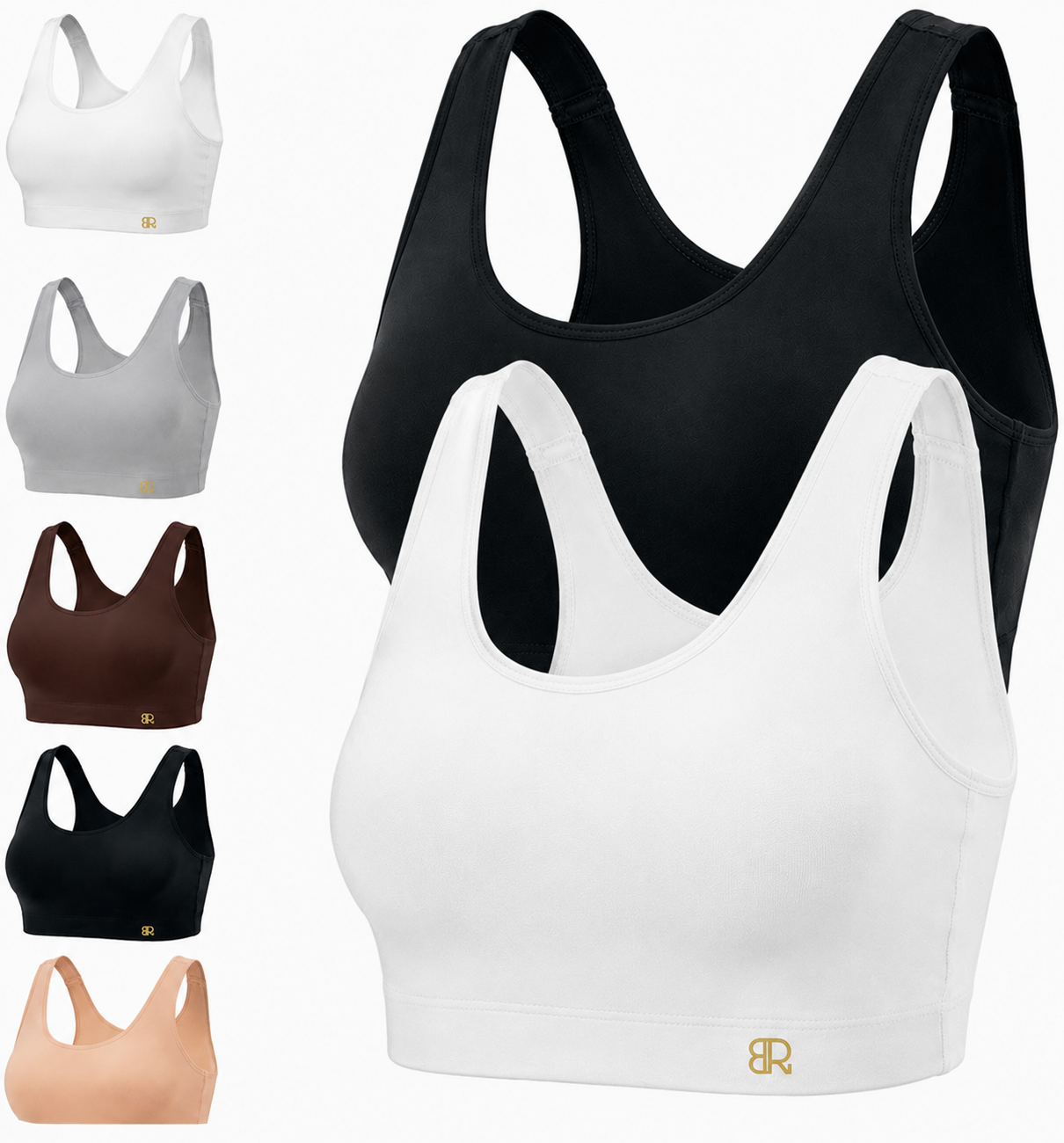 Women's Sports Bra Lenzing Micro Modal – Wire Free High Impact Yoga Bra
